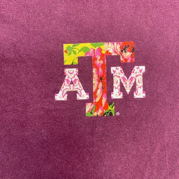 A&M Aggie Land University Tee Thrifted Vintage Style Size L - Picture 2 of 11